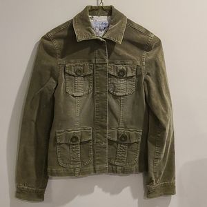 SB Denim corduroy sage green jacket